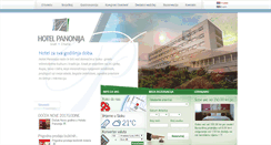 Desktop Screenshot of hotel-panonija.hr