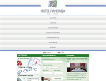 Tablet Screenshot of hotel-panonija.hr